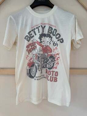 Fleischer Studios Betty Boop '66 Speed Demon Motorcycle Club Graphic T-Shirt